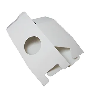 Cheap price custom white cupcake box recyclable cake box for bakery,cupcake packaging with clear windows