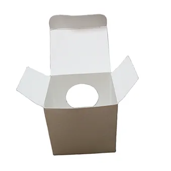 Cheap price custom white cupcake box recyclable cake box for bakery,cupcake packaging with clear windows